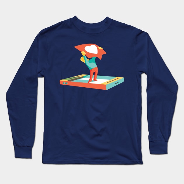 Give Love Long Sleeve T-Shirt by ryanvatz
